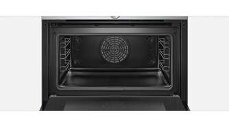 SIEMENS CB675GBS3 HORNO COMPACTO MULTIFUNCION CRISTAL NEGRO INOX ABATIBLE  A+ perfectCooking 4D | SUPER DOMÉSTICOS