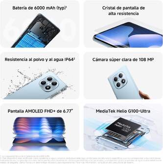 SMARTPHONE REDMI NOTE 15 6/128 6,83%%%quot; BLACK