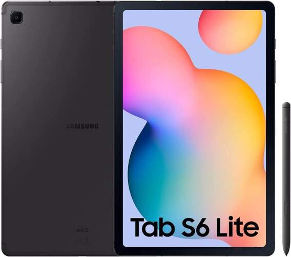 Tablet Samsung Tab S6 Lite P620 - 4/128 GB, pantalla 10,4", Gris