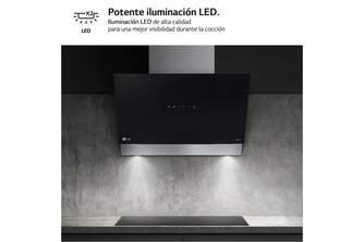 CAMP. LG HCEZ2428B 60CM 630m3h CRISTAL INCLINADA