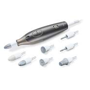 Set Manicura Beurer MP1R Smooth+ Pedicura - 7 Accesorios, Blanco, Negro