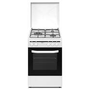 Cocina de gas Vitrokitchen CB5535BBE - 3 fuegos, 50x55, Blanco