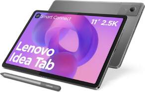 Tablet Lenovo Idea Tab 8/128 GB Gris - Lápiz capacitivo, 11", admite MicroSD, Android 15, 7040 mAh