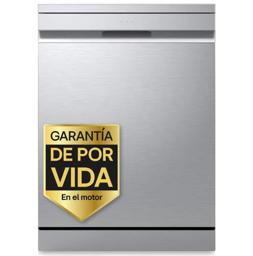 Lavavajillas LG DF375HVS - Tercera Bandeja, 6 Programas, 60 cm, Clase A, QuadWash, Inox