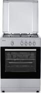 Cocina de gas butano Artica AKF6060W - 60x60cm, 4 Fuegos, Doble Vidrio, FFD (termopar), Inox