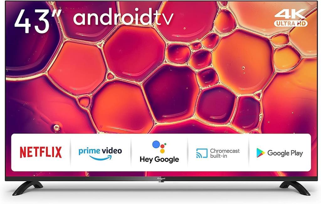 TV Engel 43" LE4392ATV 4K Ultra HD, Smart TV, Android TV