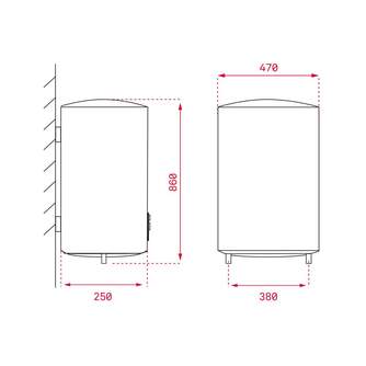 TERMO TEKA EWH50D SLIM BLANCO 42080060