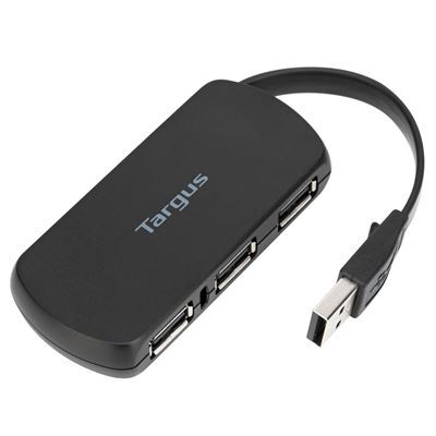 Hub Targus ACH114EU - 4 puertos 2.0, negro