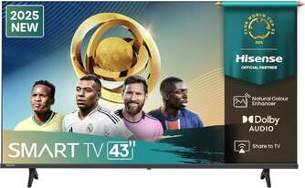 TV HISENSE 43%%%quot; 43A6Q UHD SMART TV DOLBYVISION DTSX