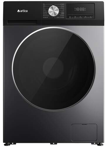 Lavadora Artica AQUAPLUS9ADI2 - 9 kg, 1400 rpm, 53 litros, 16 programas, 76 dB, inox oscuro