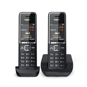 TELEFONO DECT GIGASET COMFORT 550 DUO NEGRO