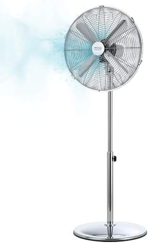 Ventilador de pie Cecotec EnergySilence 620 Retrostyle - 50 W, 8235, acero inox, 16 "