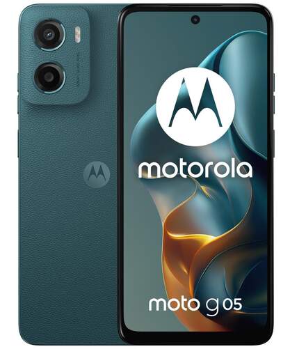 Smartphone Motorola G05 4/256 GB Verde - 6,67", 5200 mAh, Cámara Quad Pixel 50 MP