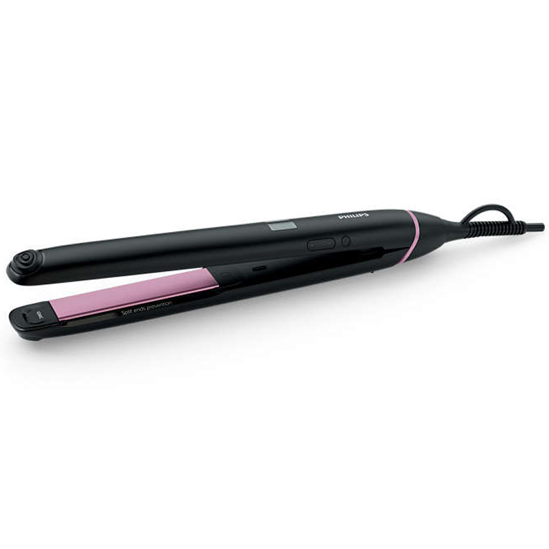 Plancha de pelo Philips Vivid Ends BHS675 - Placas extralargas, Ionizador