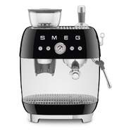 Cafetera Expresso Smeg EGF03BLEU - 1650 W, 2,4 L, 4 Temperaturas, 250 g, Negro