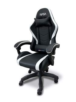 SILLA GAMING NASA ORION NEGRO Y BLANCO