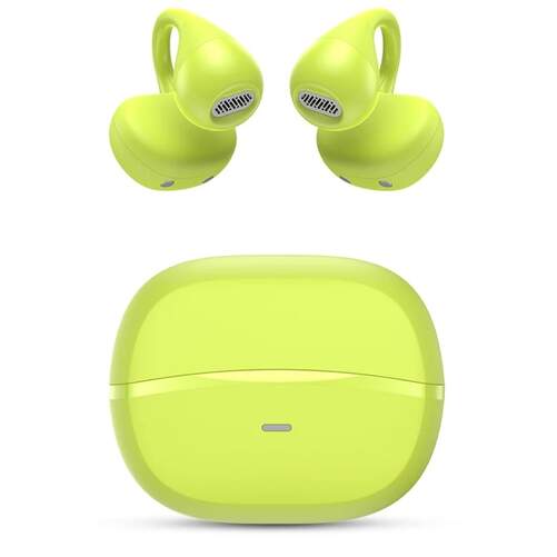 Auriculares SPC 4631Y Boost Clip Magnetic Lime - Bluetooth 5.4, 26h aut. con estuche de carga, IPX4