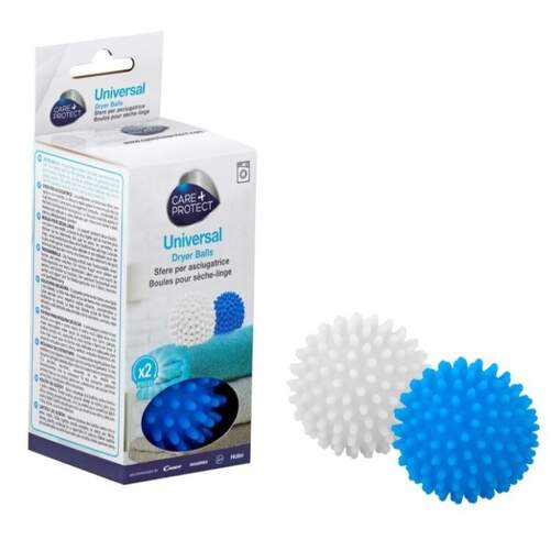 Pack de 2 bolas para la secadora Care + Protect CDB1101 - Blanca y azul
