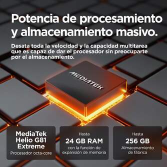 SMARTPHONE MOTOROLA G15 8/256 6,72%%%quot; ORANGE