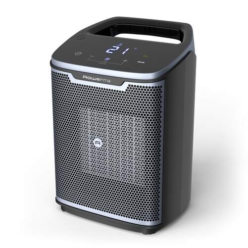 Calefactor Rowenta SO9360 - 2000 W, Cerámico, Asa, 25-30 m2, Negro