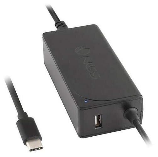 Cargador para port&aacute;tiles Nilox NXBGAN65W 65W - Cable USB-C, tecnolog&iacute;a GaN