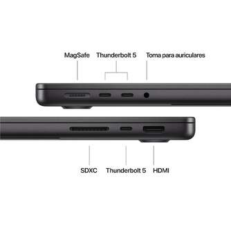 PORTATIL APPLE MACBOOK PRO M5 24GB 1TB 14%%%quot; S.BLACK