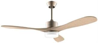 Ventilador Techo Cecotec EnergySilence Aero 5290 Golden Pro - Motor DC 35W, Aspas 132cm, Mando