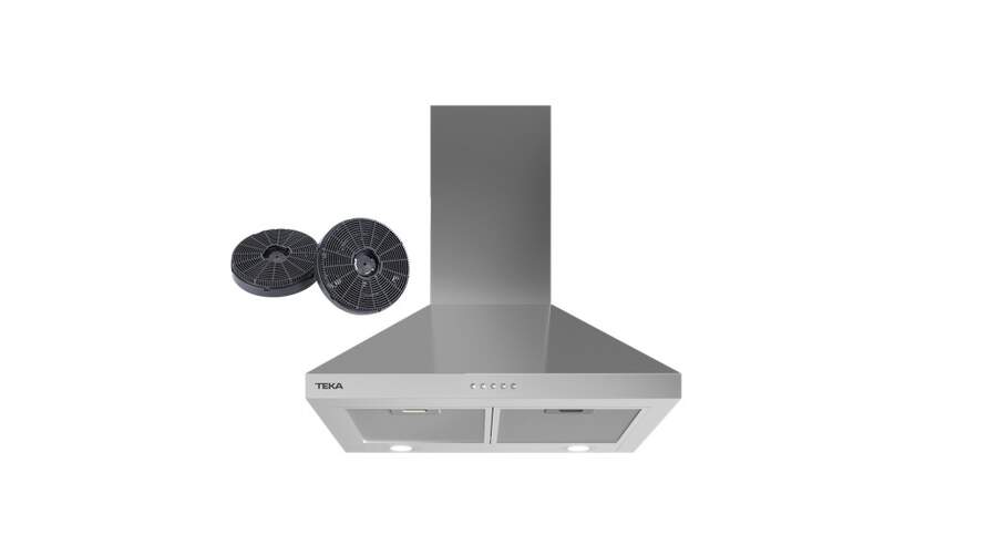 Campana decorativa Teka  DBP68150 - 60cm, 800 m3/h, 3 Velocidades, LED, Inox
