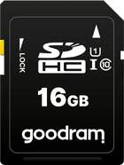 Tarjeta de memoria Goodram SD 16GB - C10 Clase 10 UHS U1, 100 mb/s lectura, 12 mb/s grabaci&oacute;n
