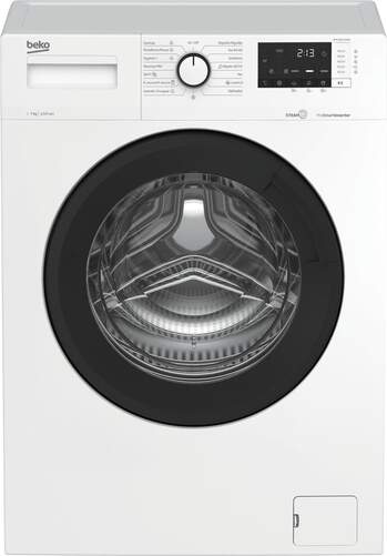 Lavadora De Carga frontal beko 7612 xswr 7 kg y 1.200 rpm 1200 15 programas steam anti arrugas+ blanco wta7612xswr 7kg 10 1200rpm