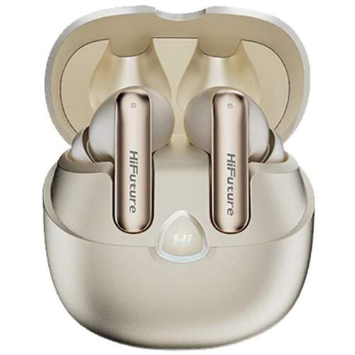 Auriculares HiFuture Sonic AIR Champagne Gold - Bluetooth 5.3, 35h autonom&iacute;a, 4 micr&oacute;fonos ENC, IPX5