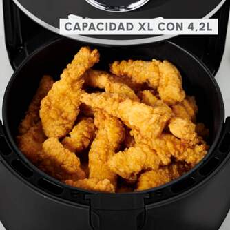 FREIDORA AIRE MOULINEX EZ111810 4,2L DIGIT 8P NEGR