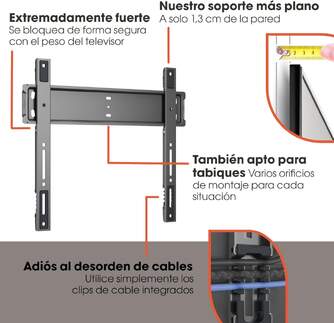 SOPORTE TV VOGEL%%%#39;S TVM 5705 FIXED MOUNT LARGE