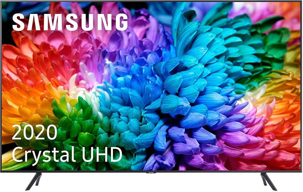 Tv Led 125 cm 50“ samsung ue50tu7105k 4k smart televisor ue50tu7105kxxc 50 50tu7105 crystal uhd ue50tu7105 ultrahd hdr negro 2020 de 10+ display procesador purcolor sonido inteligente 127