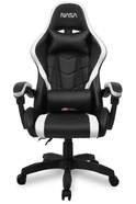 Silla Gaming Nasa Orion Negro/Blanco - Altura ajustable, reposabrazos PU, coj&iacute;n lumbar y de cabeza