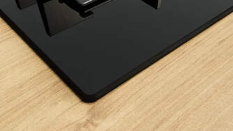 ENCIM. BOSCH PPQ7A6I40 75CM 5F GAS NAT NEGRO