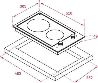 ENCIM. TEKA EFX30.1 2H 40214405