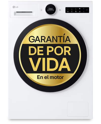 Lavadora LG F4X7513TWS - 13 kg, 1400 rpm, Clase A-40%, TurboWash, Autodosificador, Blanca