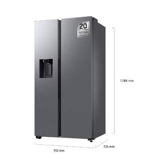 FRI. SAMSUNG RS70F67KCTEF 179x92 DISP INOX