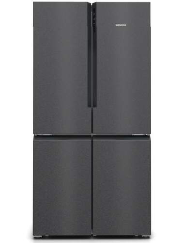 Frigor&iacute;fico Americano Siemens KF96NAXEA - 183x91 cm, 4 puertas, Clase E, No Frost, Negro Inox