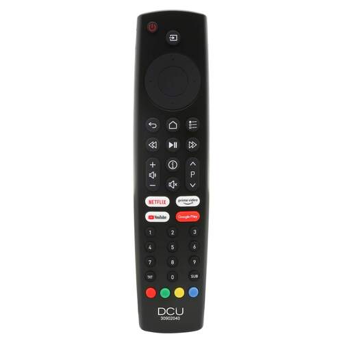 Mando a distancia DCU Para TVs Grundig - Botones Netflix/YouTube/etc, 2 pilas AAA no inclu&iacute;das