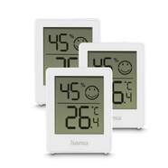 Term&oacute;metro higr&oacute;metro HAMA 00222243 blanco - Pack 3 unidades, medida temperatura y humedad