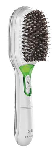 Cepillo Alisador Braun Satin Hair 7 BR750E - Iónico, Cerdas Naturales, Satin Brush, A pilas