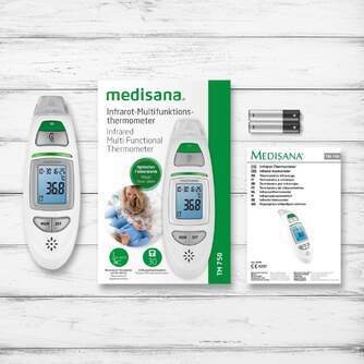 TERMOMETRO MEDISANA TM750 6EN 1 ALARMA