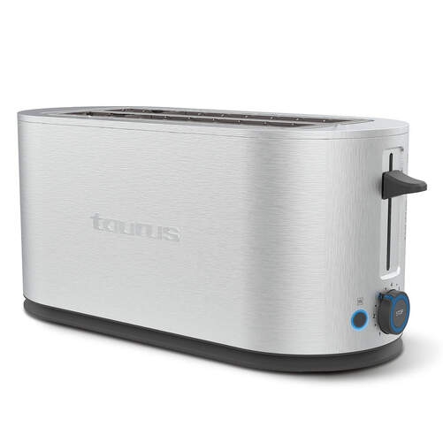 Tostador Taurus My Toast Duplo Legend - 2 Ranuras, 1500 W, 4 Rebanadas, Inox