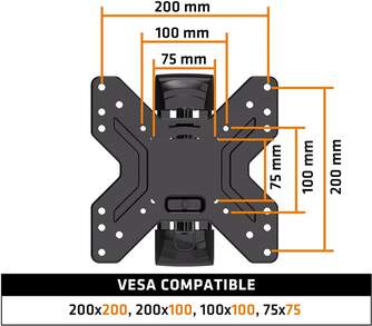 SOPORTE TV ENGEL AC0591E EXTENSIBLE 17%%%quot;-42%%%quot; 25KG