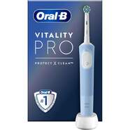 Cepillo El&eacute;ctrico Oral B Vitality Pro + Recambio - Temporizador, 3 Modos, 2 Cabezales, Azul