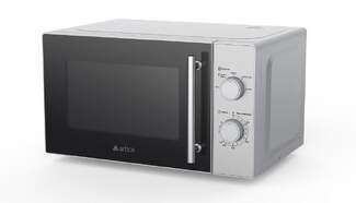 Microondas Artica AMW202X - 700 W, 20 Litros, 5 Potencias, Inox