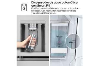 FRI. LG GMF961PY3E 180x91 4P 645L INOX