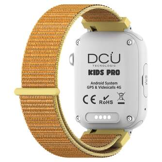 SMARTWATCH DCU KIDS PRO NEGRO   TELA NARANJA